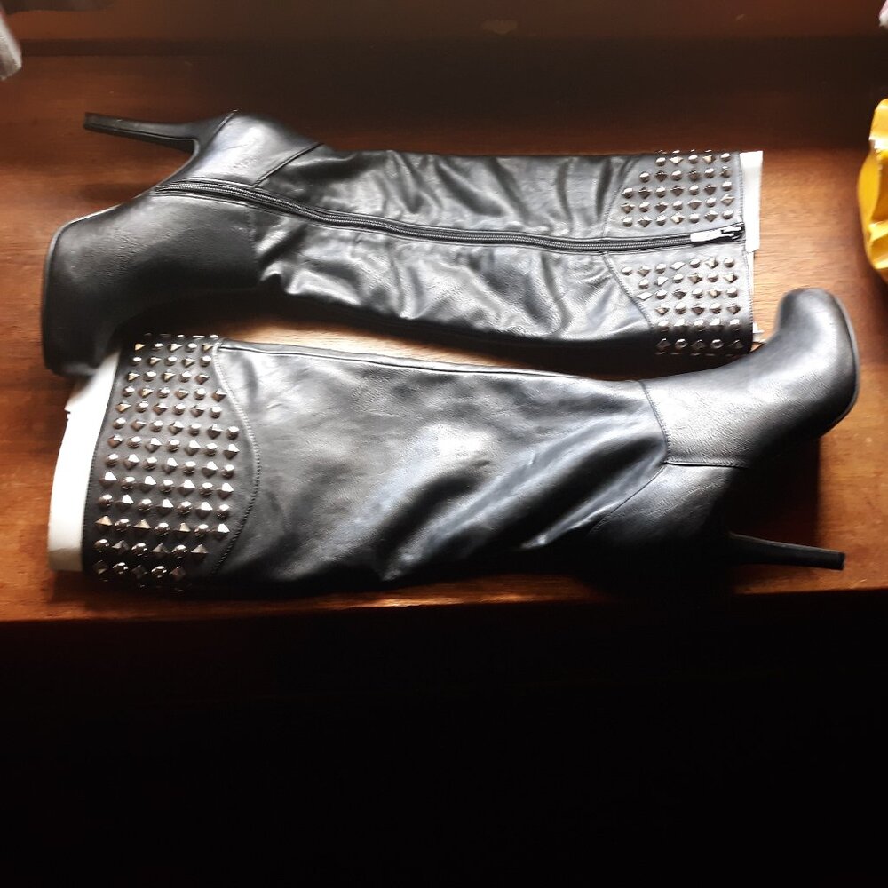 Sexy studded boots